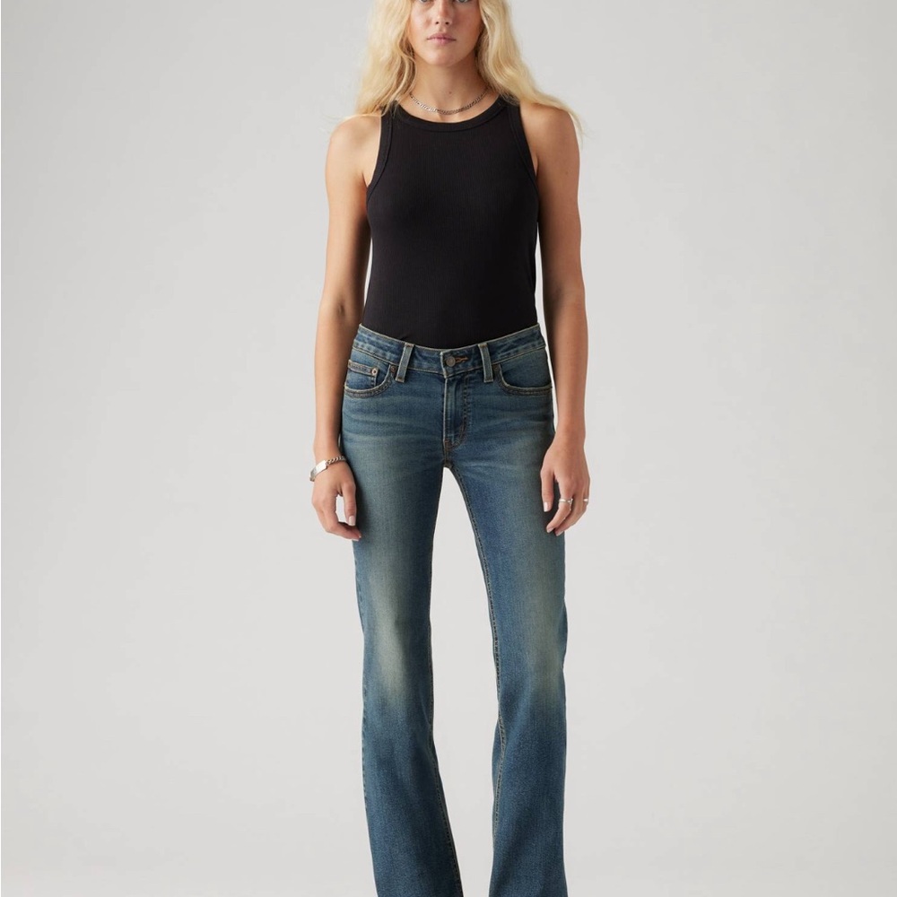 Stylish Blue Boot Cut Jeans for Women